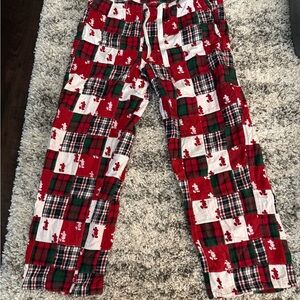 Vintage Disney Mickey Mouse Christmas Pajama Pants XL.